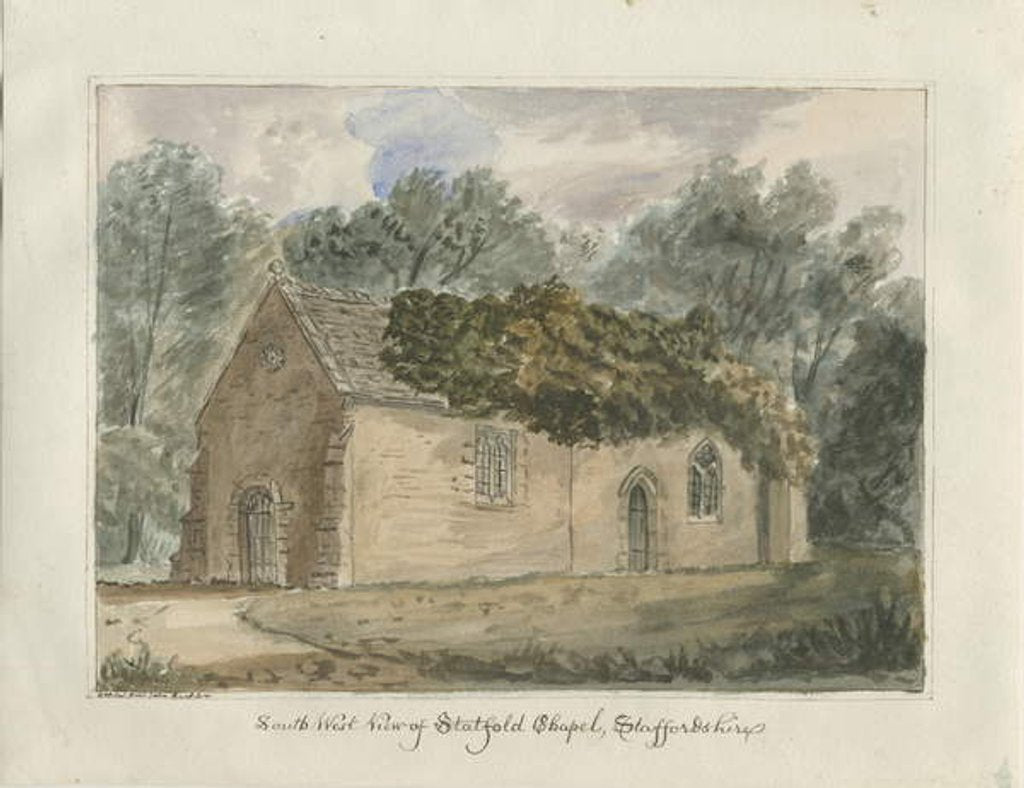 Detail of Statfold Chapel by School English