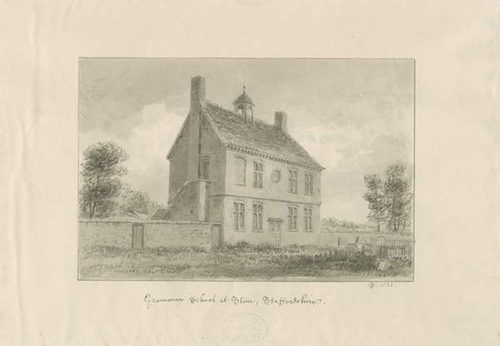 Detail of Stone - Grammar School by John Chessell Buckler