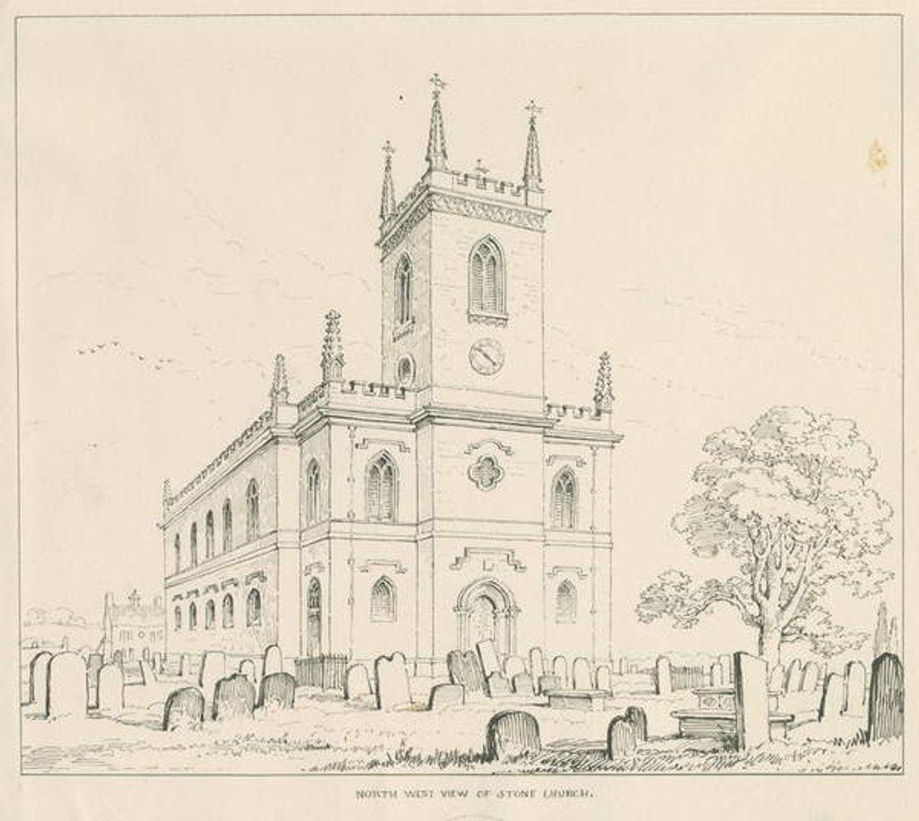 Detail of Stone Church by Thomas Peploe Wood