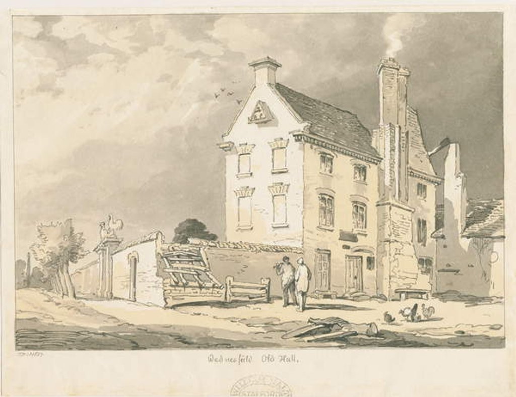 Detail of Wednesfield - 'Old Hall' by Thomas Peploe Wood