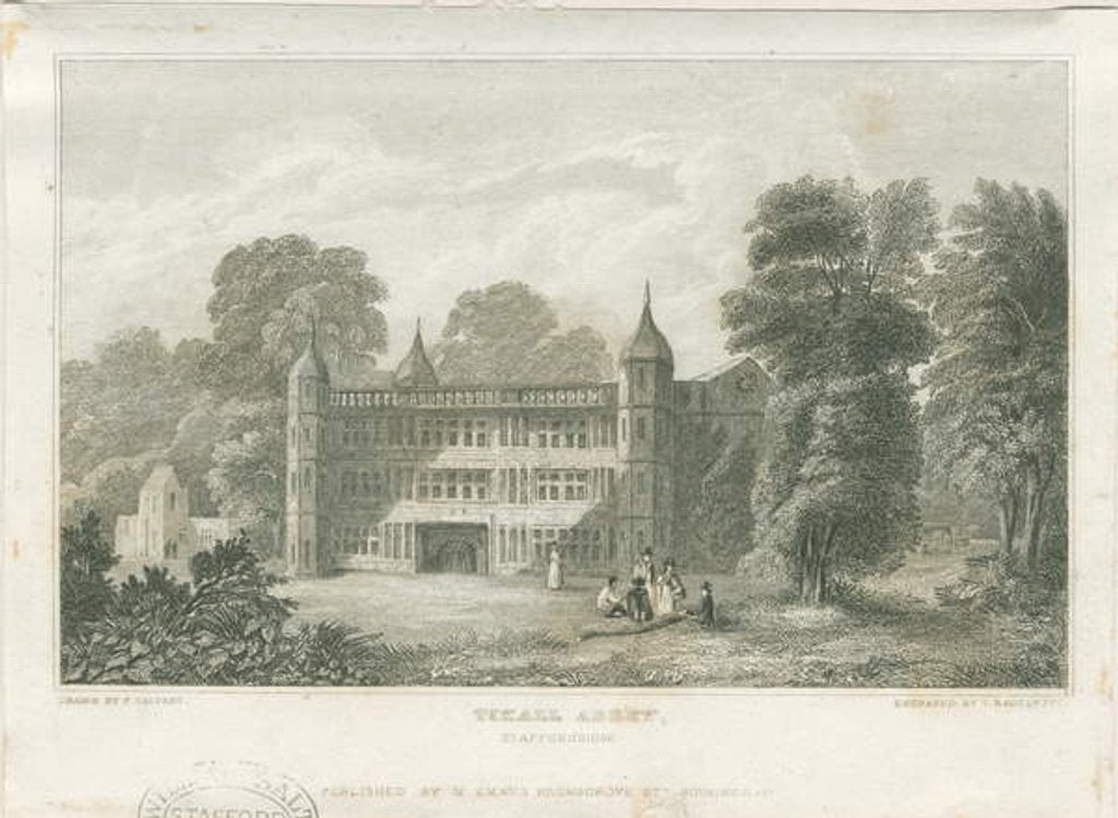 Detail of Tixall Hall - Gatehouse by Frederick Calvert