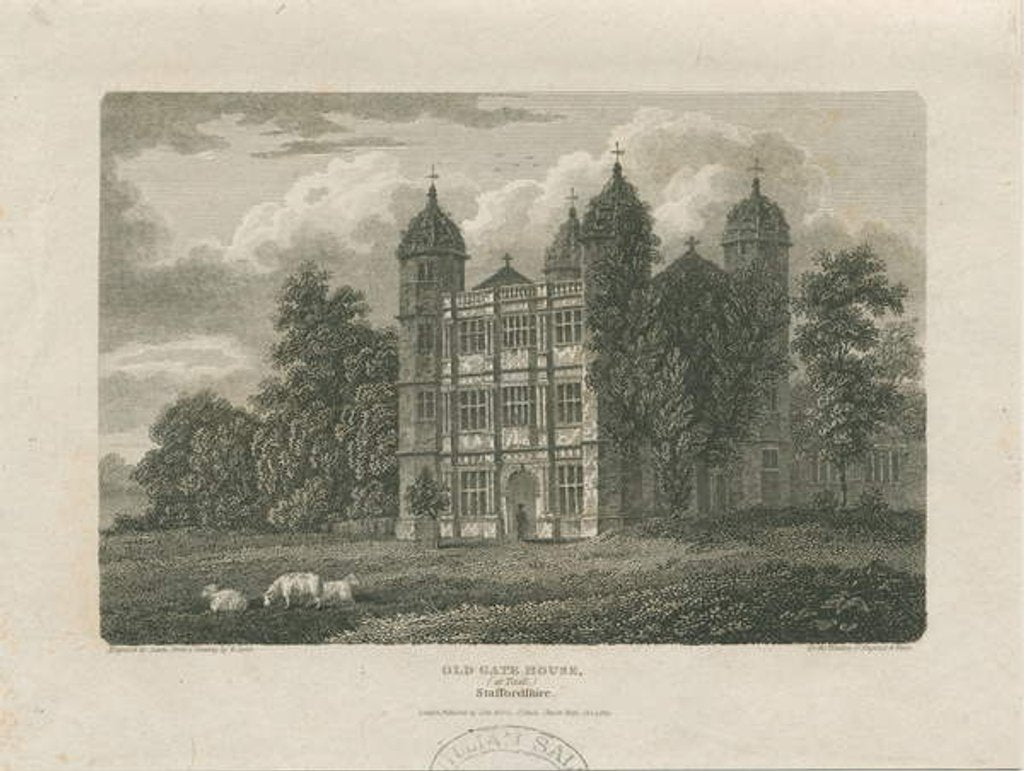 Detail of Tixall Hall - Gatehouse, 25 Nov 1775 by School English