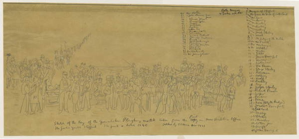 Detail of Stone - Groundslow Ploughing Match: tracing, 11628 by School English