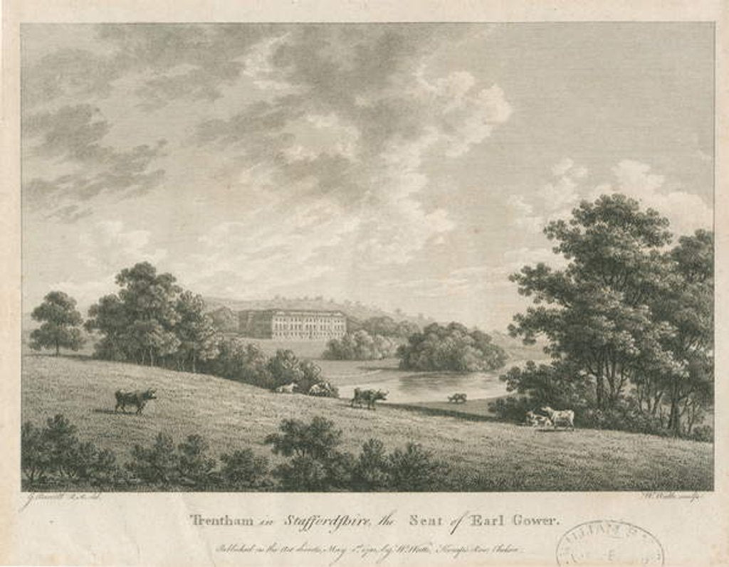 Detail of Trentham Hall by George Barrett