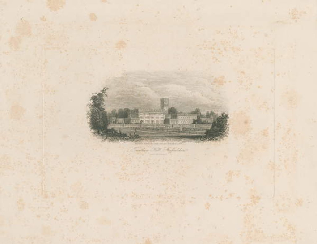 Detail of Trentham Hall by School English