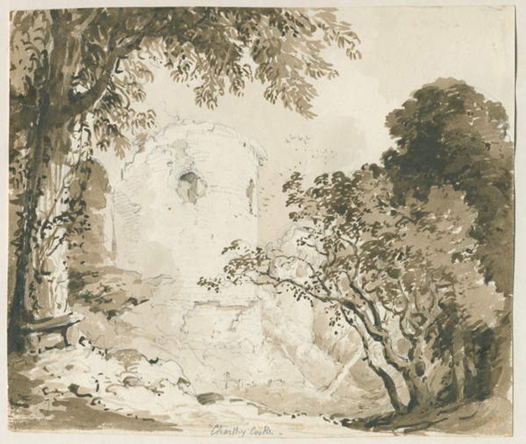 Detail of Chartley Castle by Thomas Peploe Wood