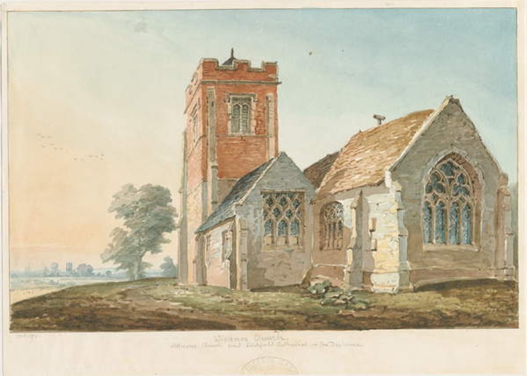 Detail of Wichnor Church by Thomas Peploe Wood