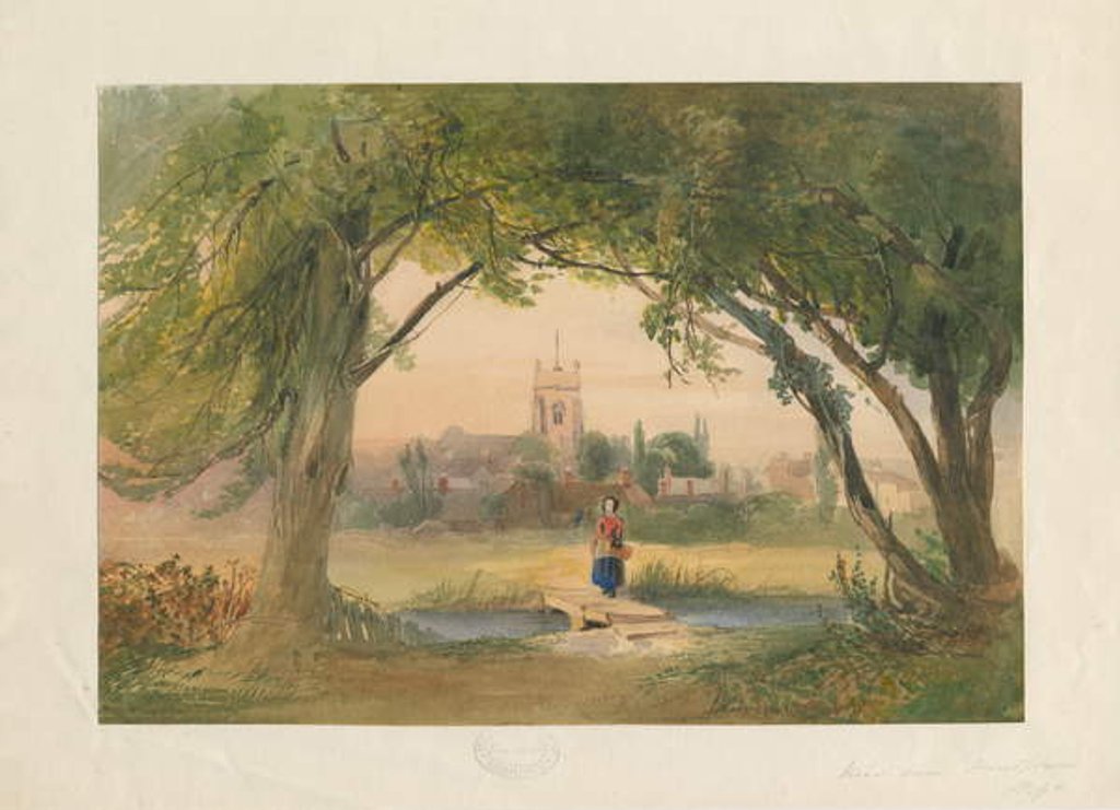 Detail of Trentham - View near Handford by School English