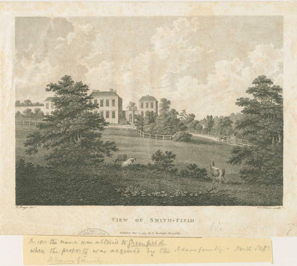 Detail of Wolstanton - 'View of Smith-Field' by Edward Dayes