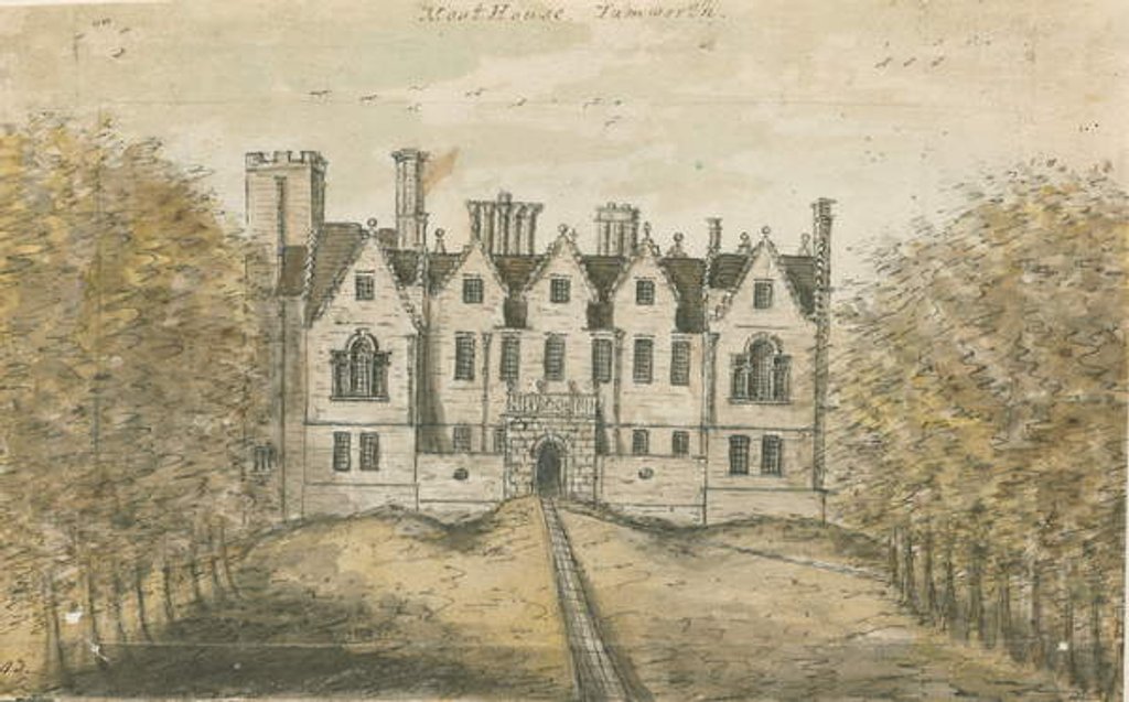 Detail of Tamworth - The Moat House by Stebbing Shaw