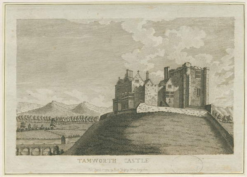 Detail of Tamworth Castle by School English