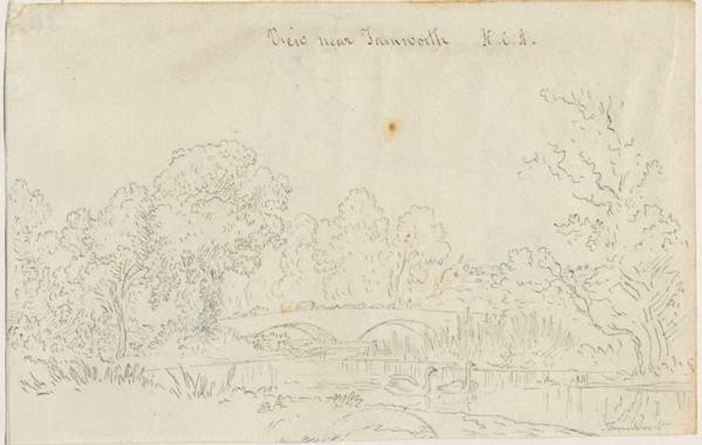 Detail of Tamworth - Bridge by Henry Curzon Allport