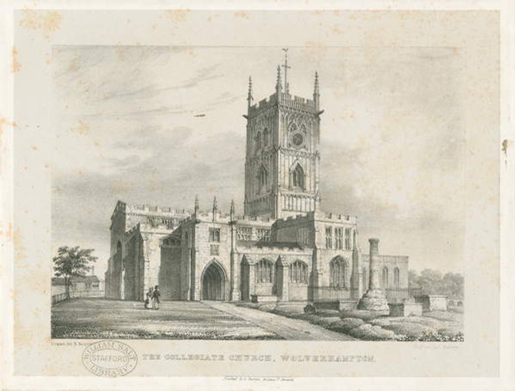 Detail of Wolverhampton - St. Peter's Church by Robert Noyes