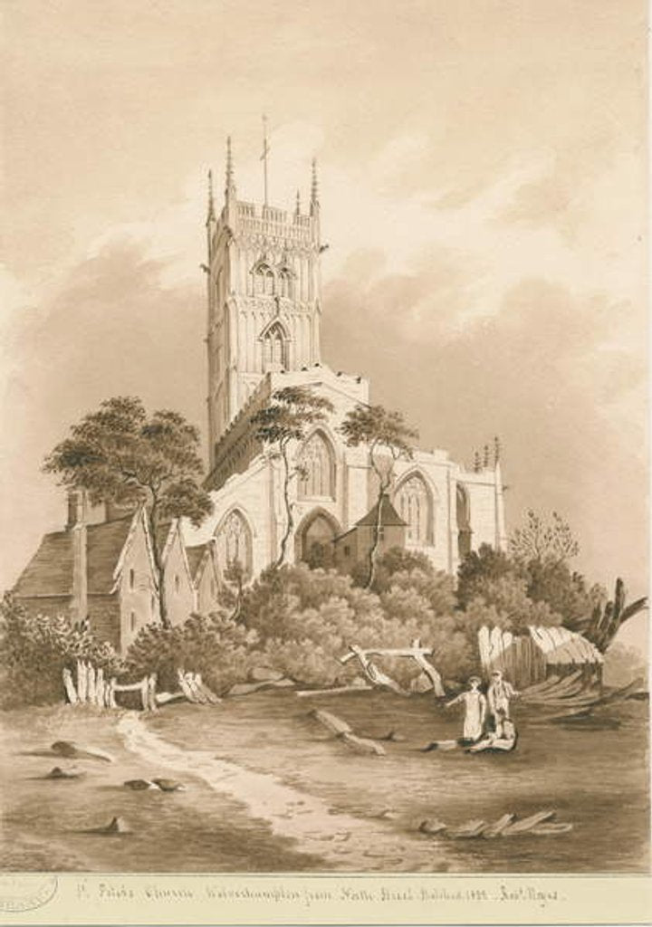 Detail of Wolverhampton - St. Peter's Church by Robert Noyes