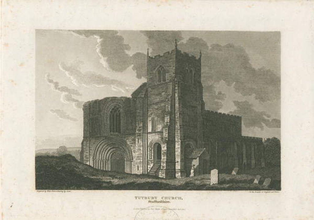 Detail of Tutbury Priory Church by William Carter
