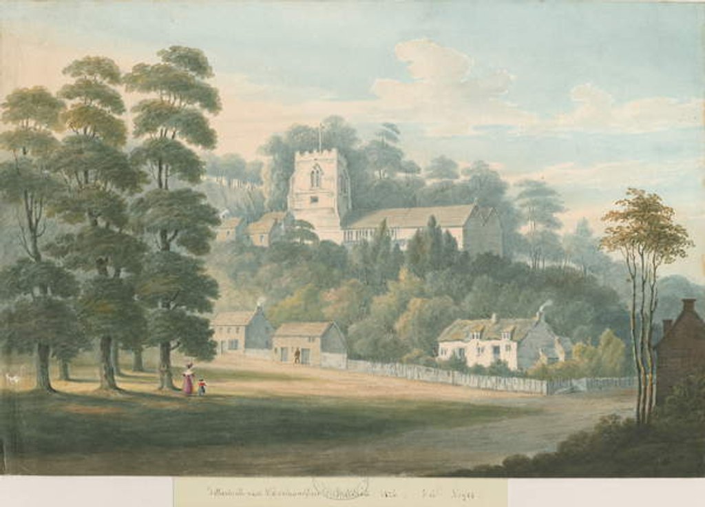 Detail of Tettenhall Church and Village by Robert Noyes