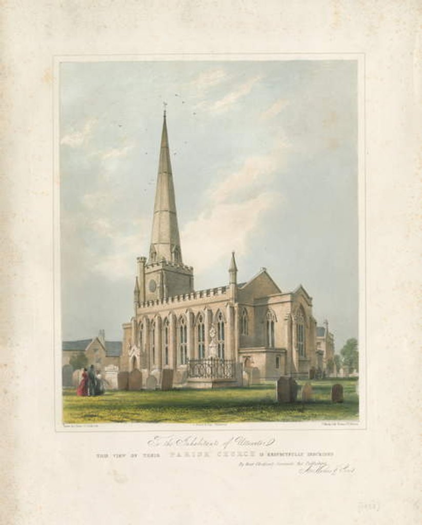 Detail of Uttoxeter Church [New] by School English