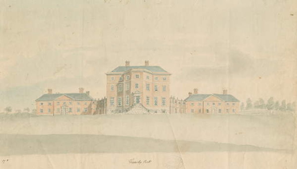 Detail of Teddesley Hall by School English