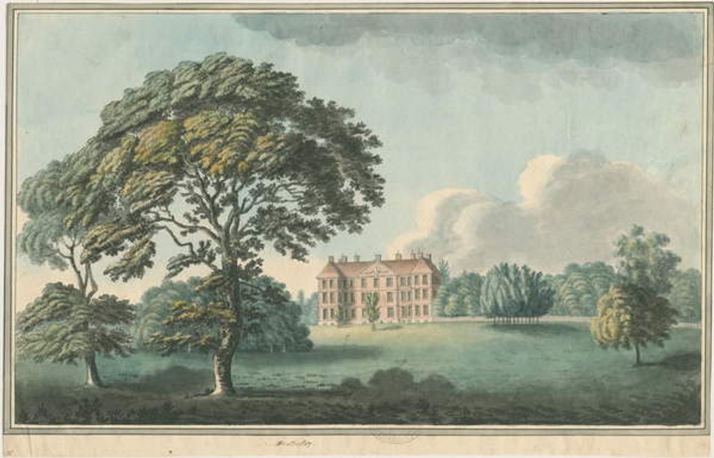 Detail of Wrottesley Hall: painting by William Carter