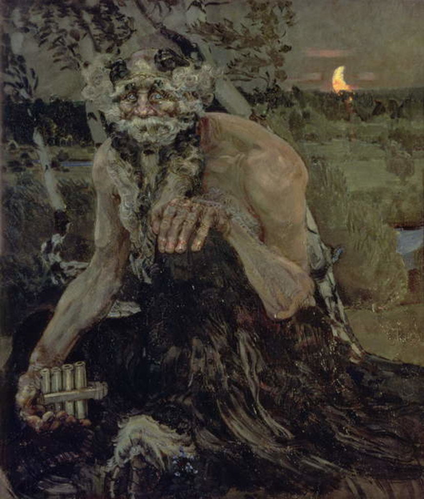 Detail of Pan, 1899 by Mikhail Aleksandrovich Vrubel