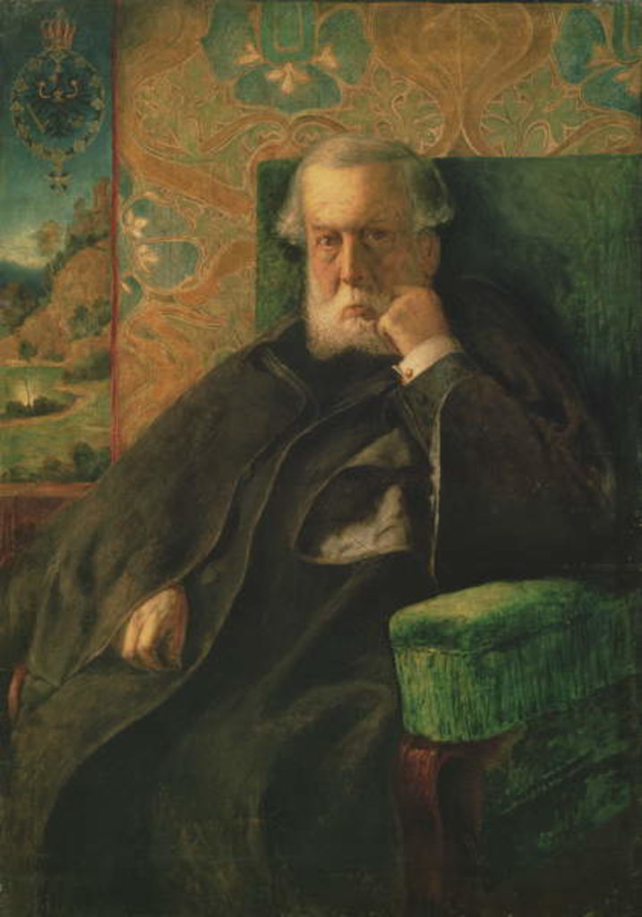 Detail of Portrait of Dr. von Meyer by Max Klinger
