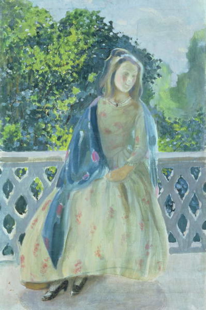 Detail of Girl on Balcony, 1900 by Viktor Elpidiforovich Borisov-Musatov
