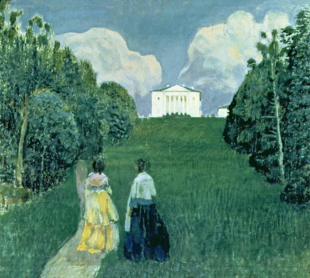 Detail of Gleam of the Sunset, 1904 by Viktor Elpidiforovich Borisov-Musatov