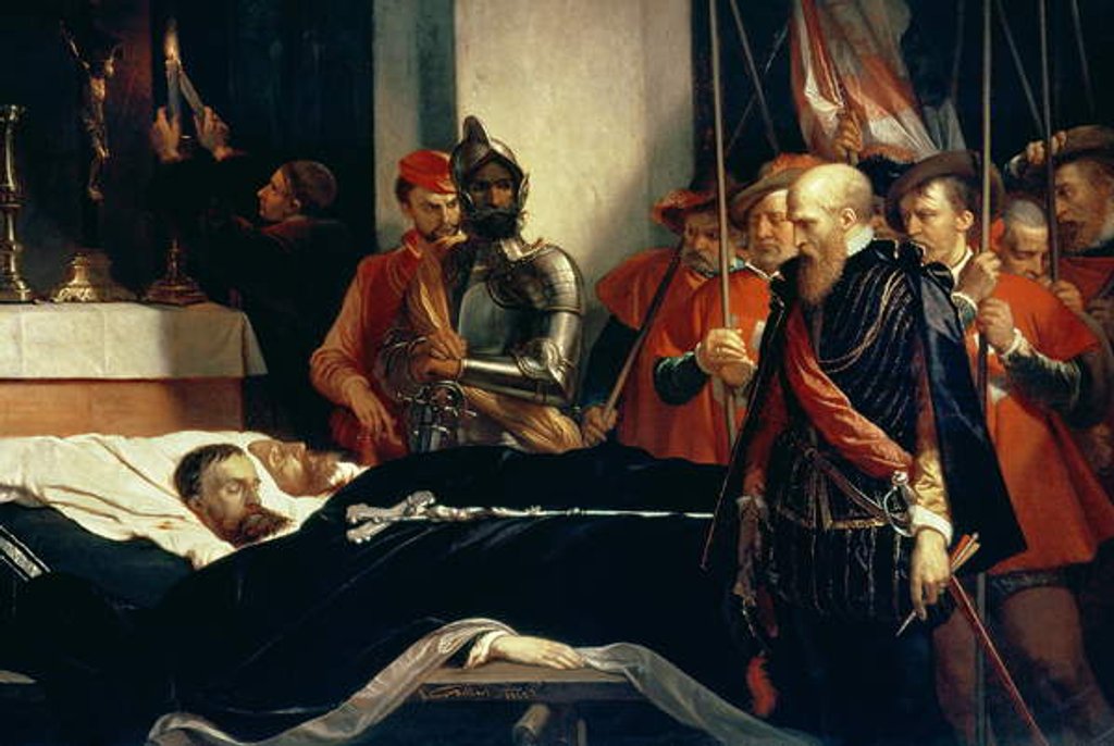 Detail of Last Respects to the Remains of Counts Egmont and Hoorn, 1863 by Louis Gallait