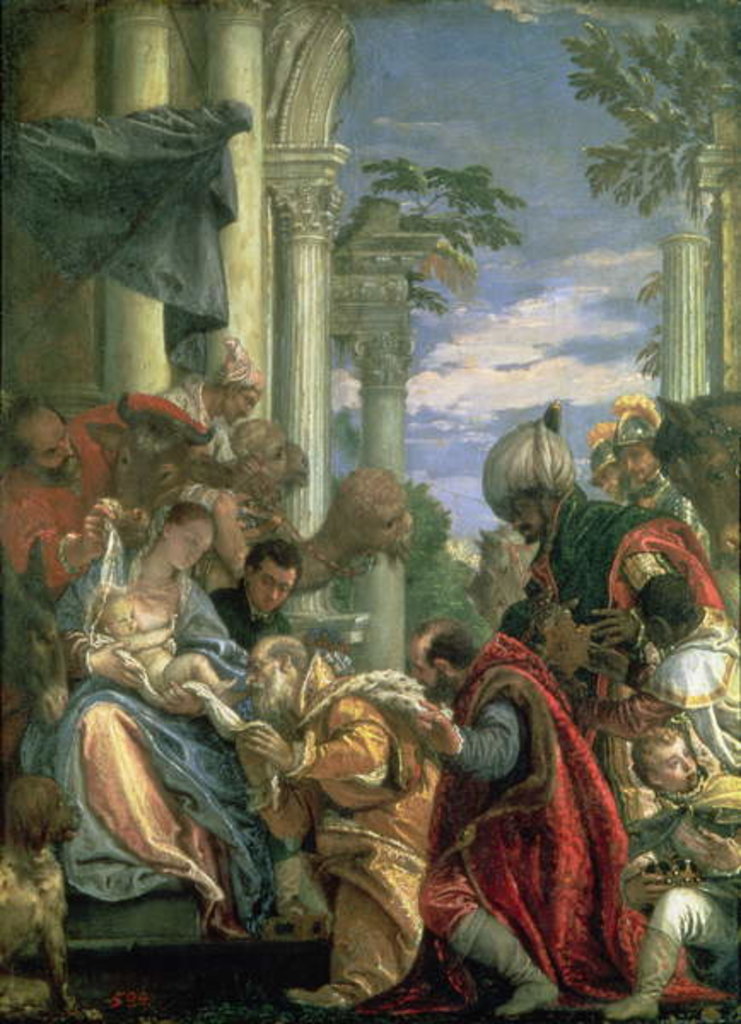 Detail of Adoration of the Magi, 1570s by Veronese