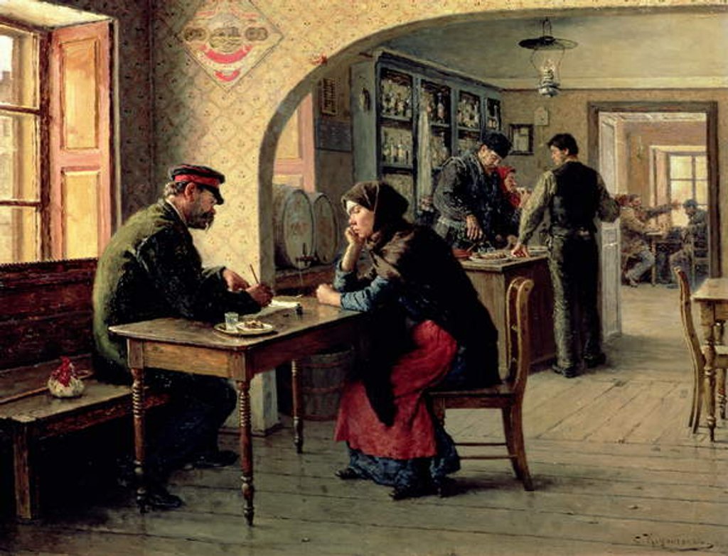 Detail of The Application, 1893 by Solomon Yakovlevich Kishinevsky