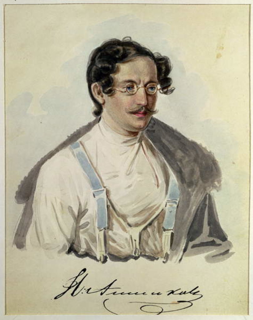 Detail of Portrait of Ivan Annenkov in Peter Prison, 1836 by Nikolai Alexandrovich Bestuzhev