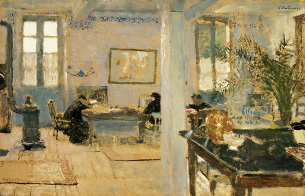Detail of In the Room, 1890s by Edouard Vuillard