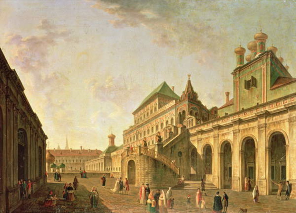Detail of The Boyar's Ground in the Moscow Kremlin, 1801 by Fedor Yakovlevich Alekseev
