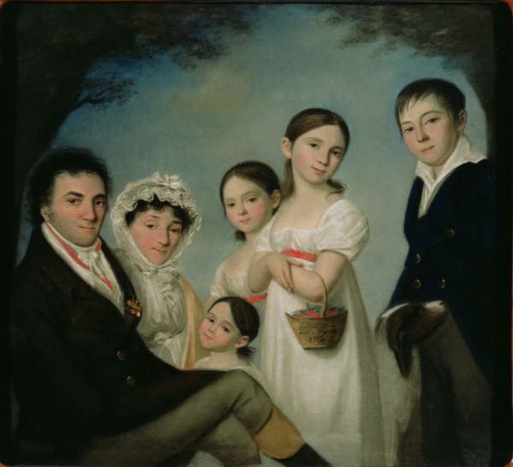 Detail of The Boratynsky Family, 1816 by Karl Wilhelm Bardou