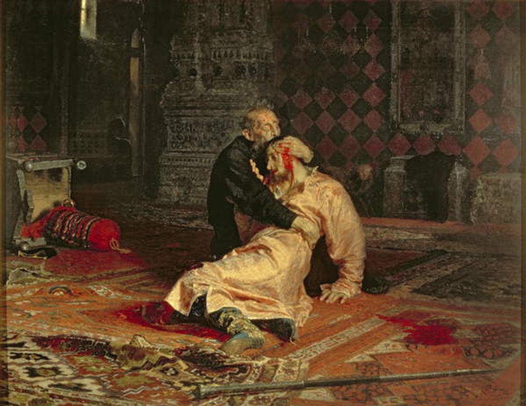 Detail of Ivan the Terrible and his Son on the 16th November, 1581, 1885 by Ilya Efimovich Repin