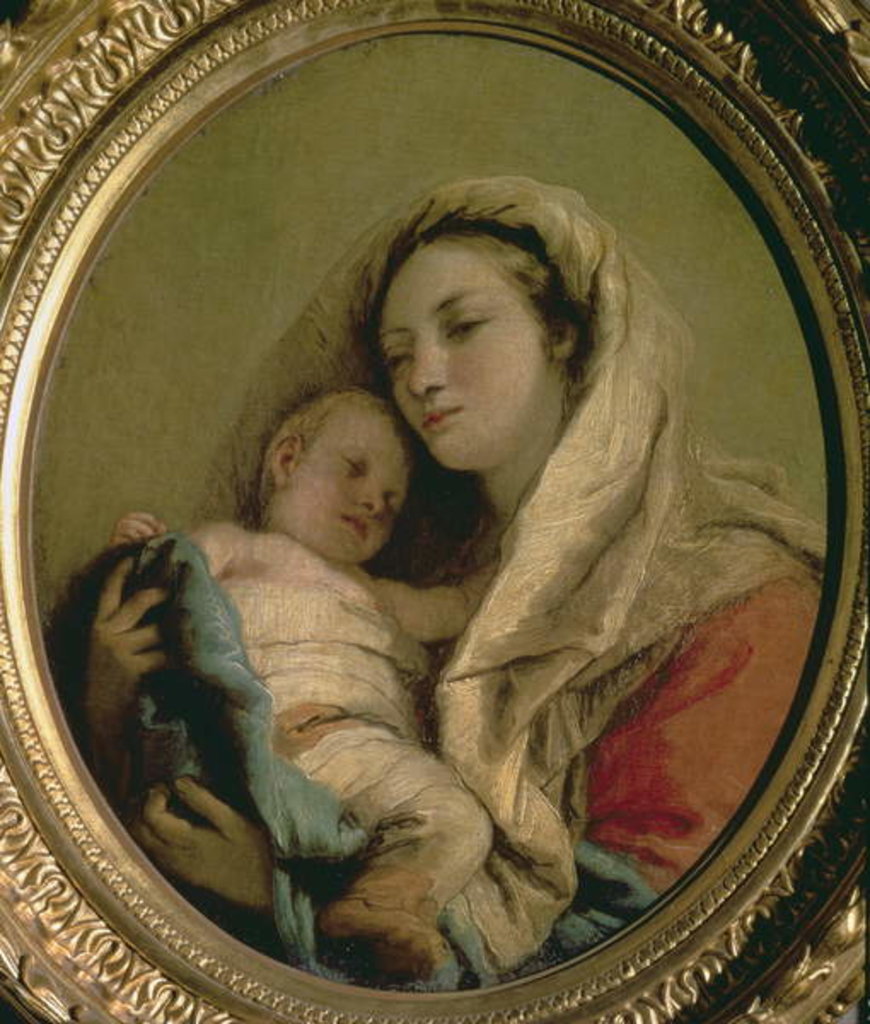 Detail of Madonna with Sleeping Child, 1780s by Giandomenico Tiepolo
