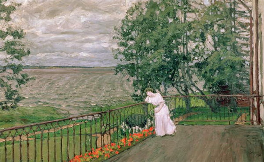 Detail of Melancholic Thoughts, 1907 by Stanislav Joulianovitch Joukovski