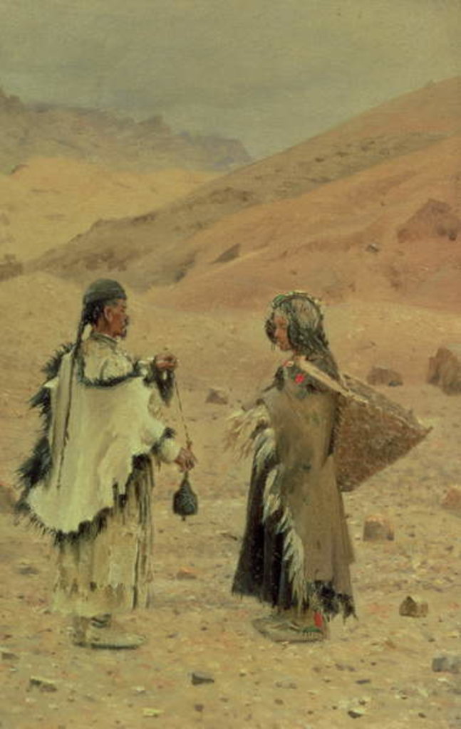 Detail of West Tibetans, 1875 by Piotr Petrovitch Weretshchagin