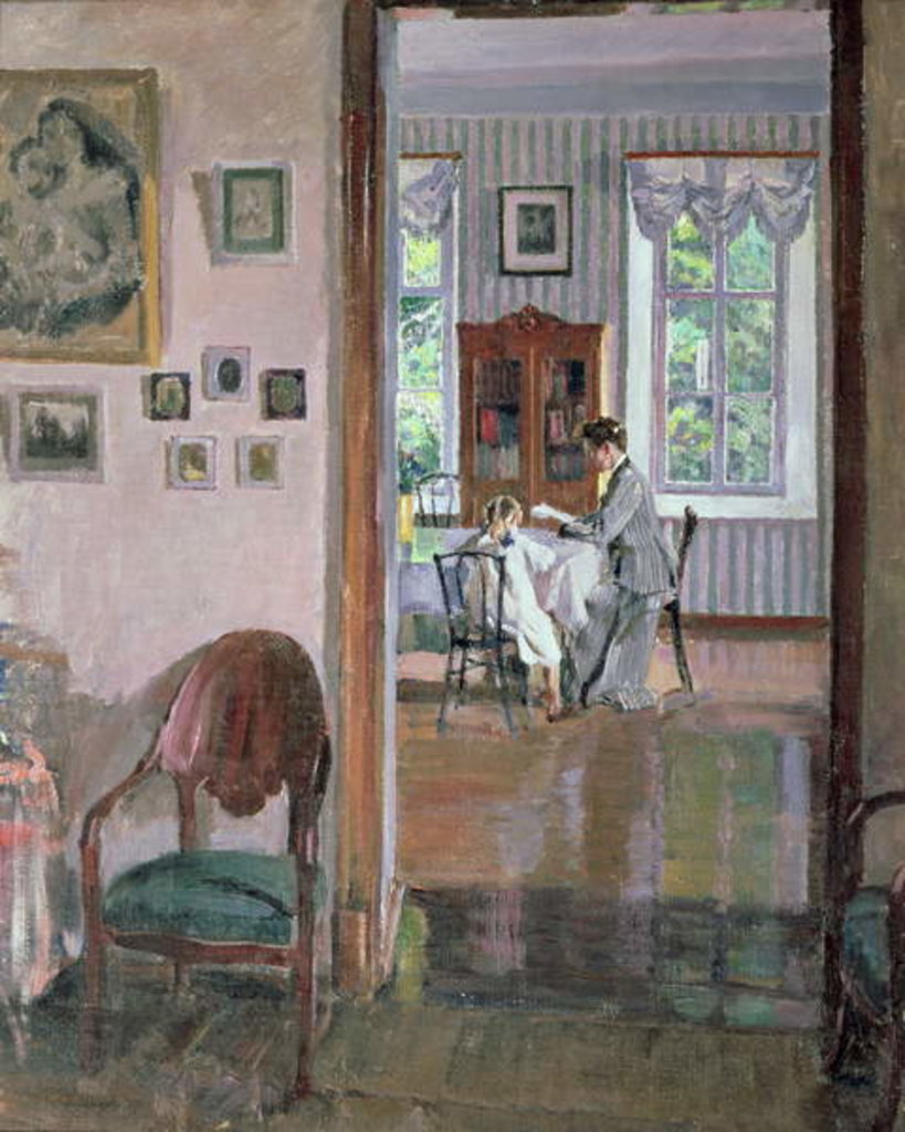Detail of Interior, 1910 by Sergei Arsenevich Vinogradov
