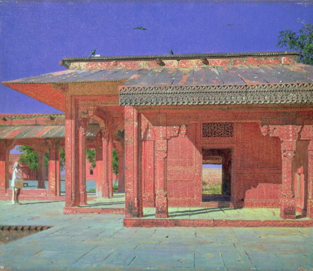 Detail of Yard in the Palace Harem, 1870s by Vasili Vasilievich Vereshchagin