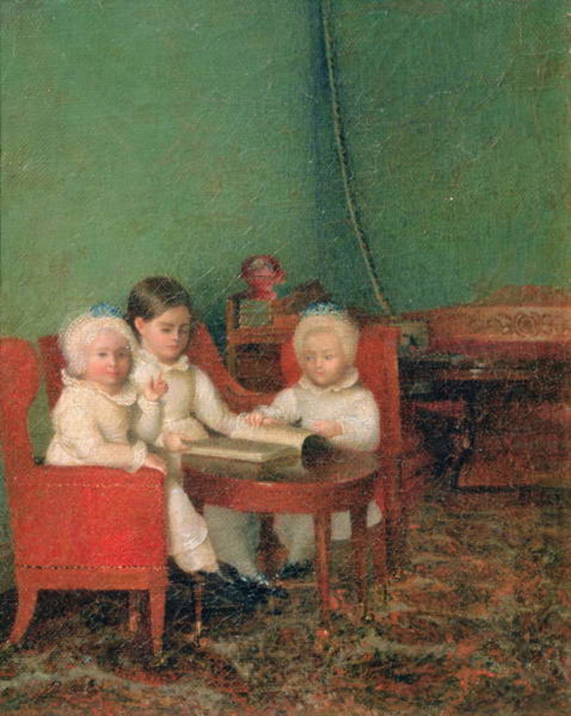 Detail of Children in an Interior, 1800-10 by Anonymous Anonymous