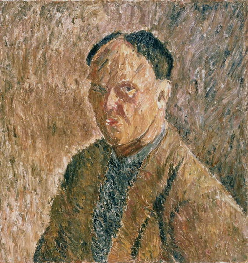 Detail of Self Portrait, 1923 by Aleksandr Davidovic Drevin