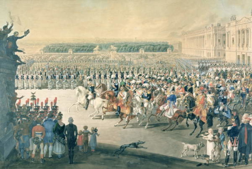 Detail of March of the Allied forces into Paris, 1815 by F. Malek