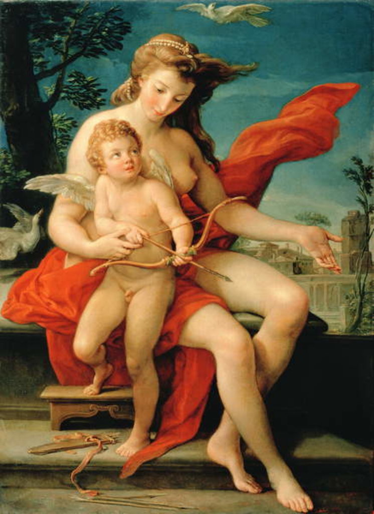 Detail of Venus and Cupid, 1785 by Pompeo Girolamo Batoni