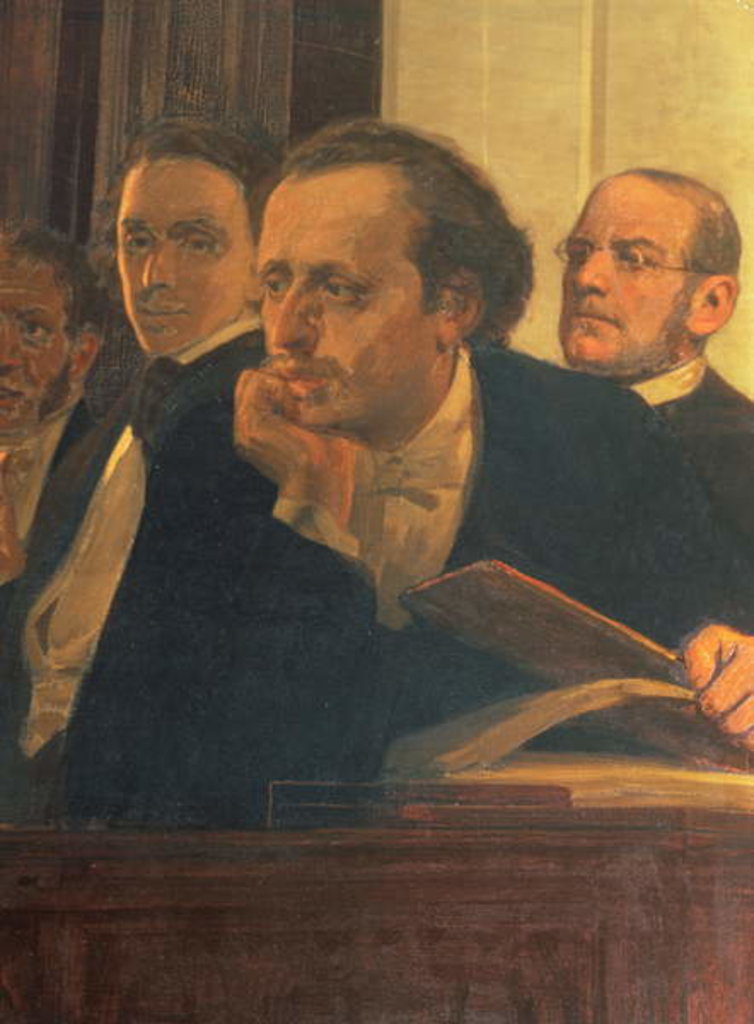 Detail of Michal Kleopas Oginski, Frederic Chopin and Stanislaw Moniuszko by Ilya Efimovich Repin