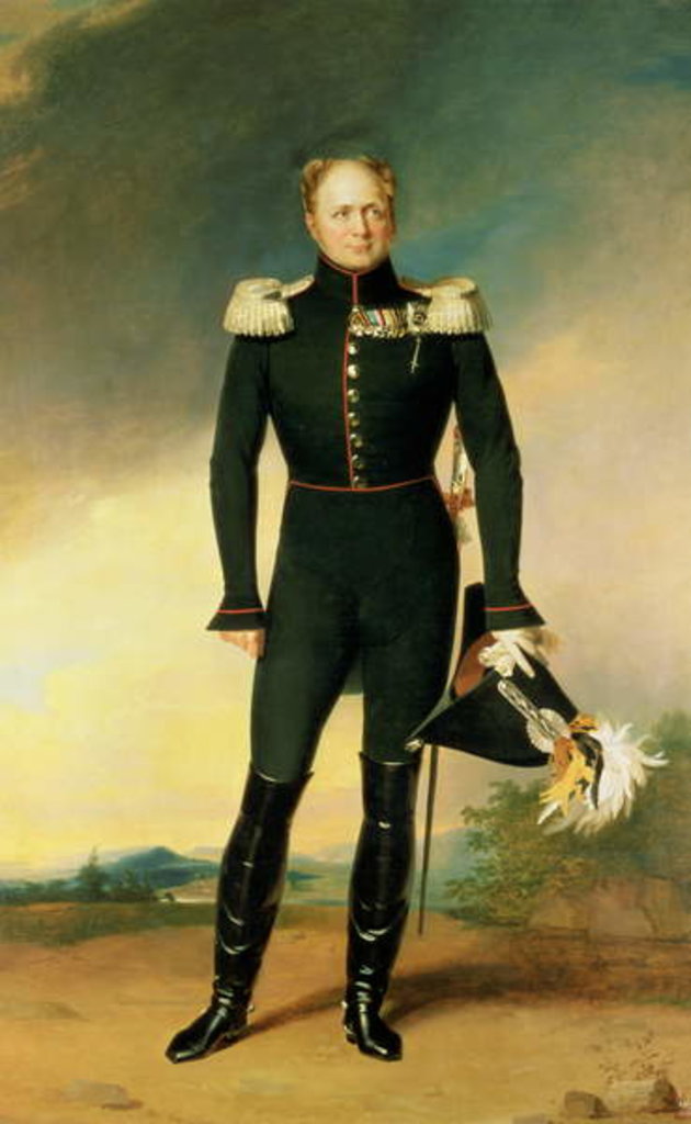 Detail of Portrait of Emperor Alexander I 1825 by George Dawe