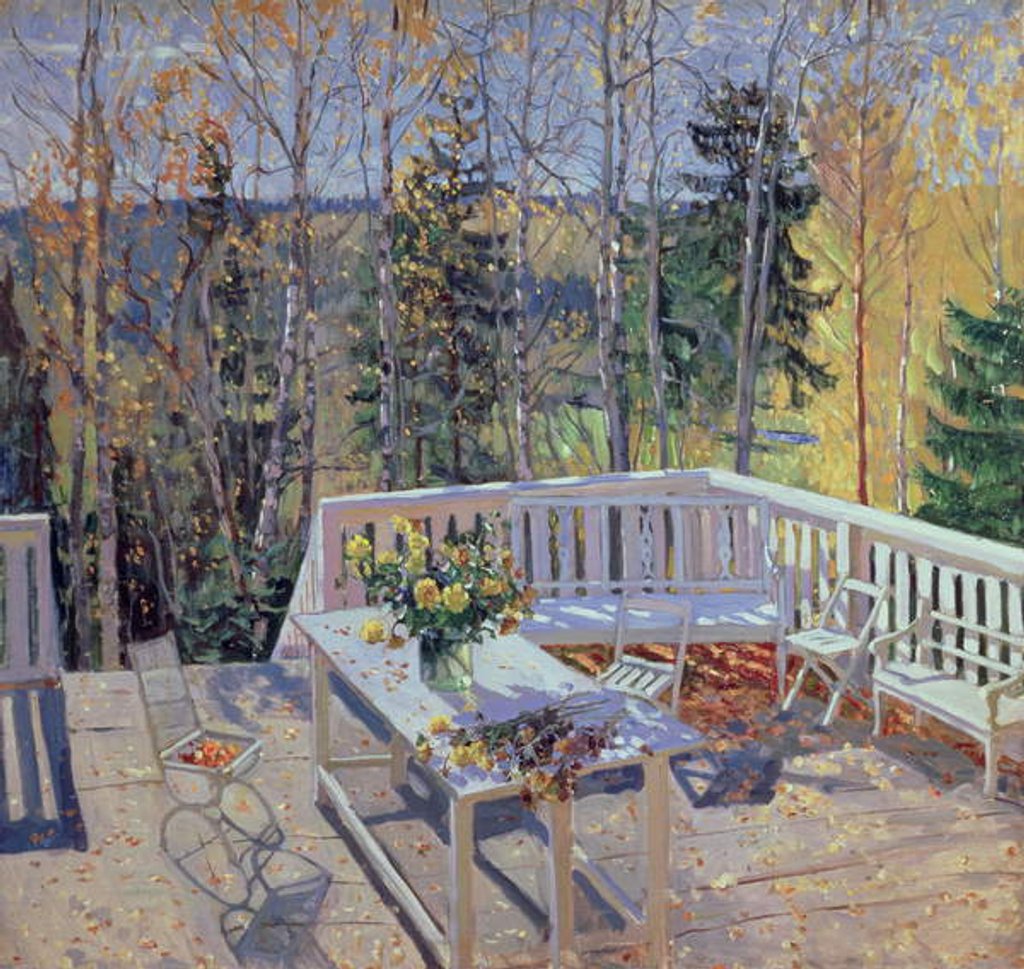 Detail of Deserted Terrace, 1911 by Stanislav Schukovsky