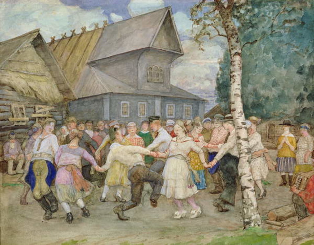 Detail of Country Dance, 1917-22 by Alexander Vakhrameyev