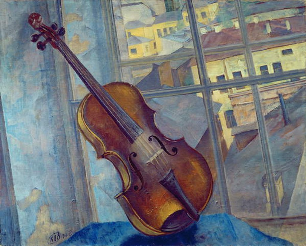 Detail of Violin, 1918 by Kuzma Sergeevich Petrov-Vodkin