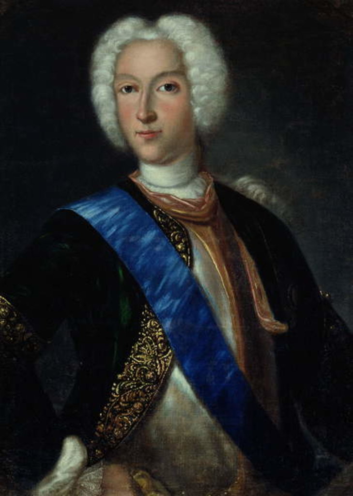 Detail of Portrait of Tsar Peter II by Johann Heinrich Wedekind